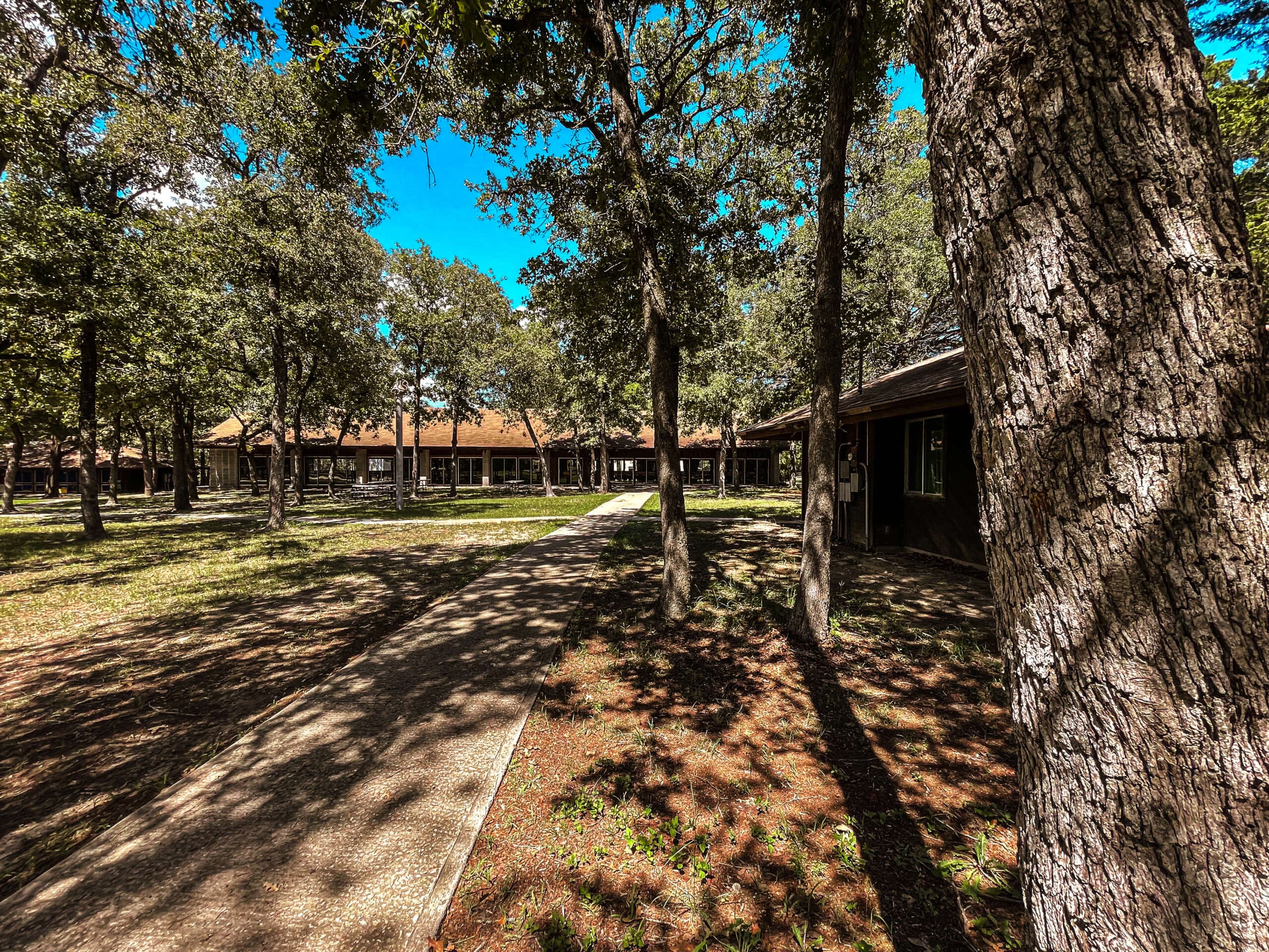 Tanglewood retreat center surrounded by Hill Country landscape
